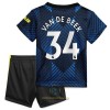 Maglia ufficiale Manchester United Donny van de Beek 34 Alternativa 2021-22 per Bambino